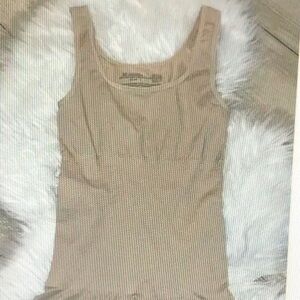 Wacoal 802260 Cool Definition Shaper Cami Tank Top Womens S Small Beige